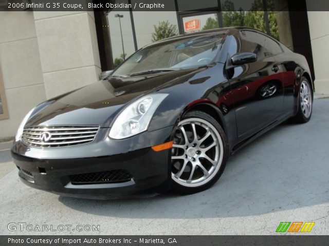2006 Infiniti G 35 Coupe in Black Obsidian