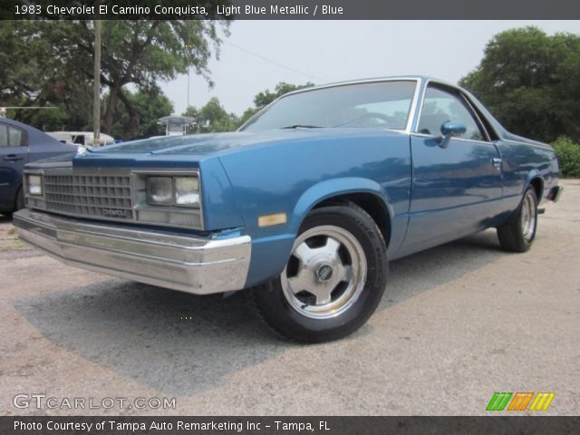 1983 Chevrolet El Camino Conquista in Light Blue Metallic