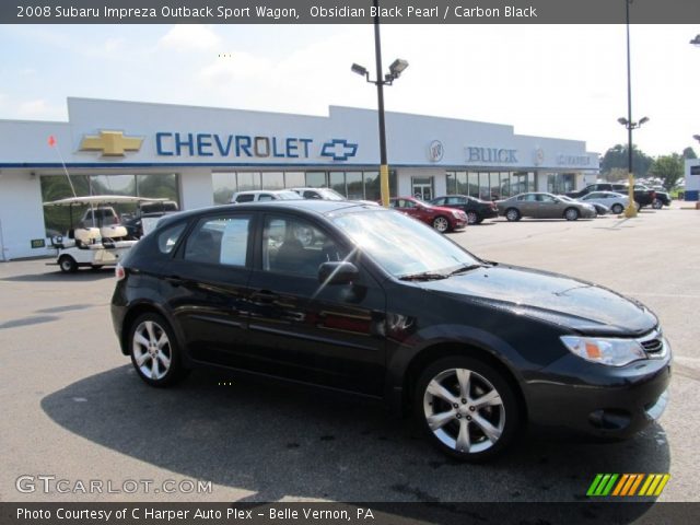 2008 Subaru Impreza Outback Sport Wagon in Obsidian Black Pearl