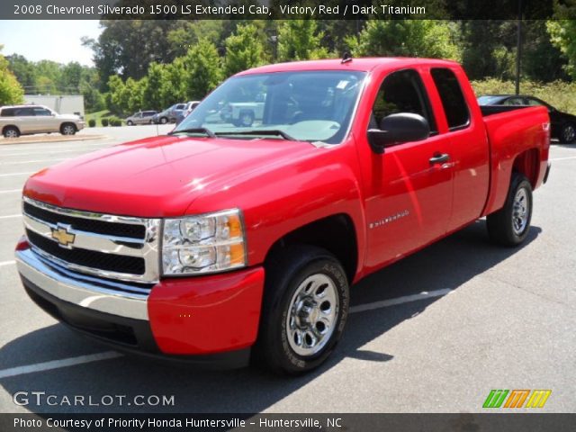 2008 Chevrolet Silverado 1500 LS Extended Cab in Victory Red
