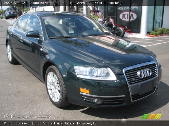 2007 Audi A6 3.2 quattro Sedan in Cambridge Green Pearl