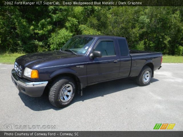 2002 Ford Ranger XLT SuperCab in Deep Wedgewood Blue Metallic