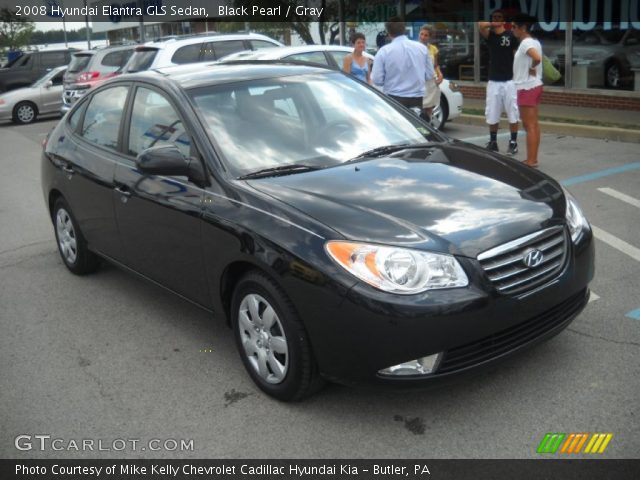 2008 Hyundai Elantra GLS Sedan in Black Pearl