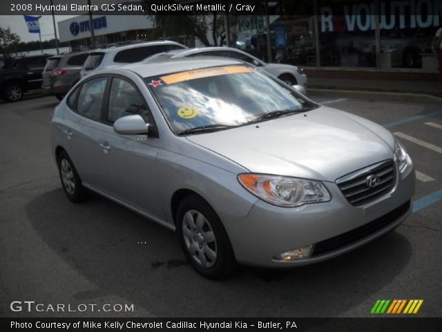 2008 Hyundai Elantra GLS Sedan in QuickSilver Metallic