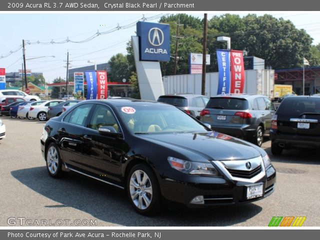 2009 Acura RL 3.7 AWD Sedan in Crystal Black Pearl