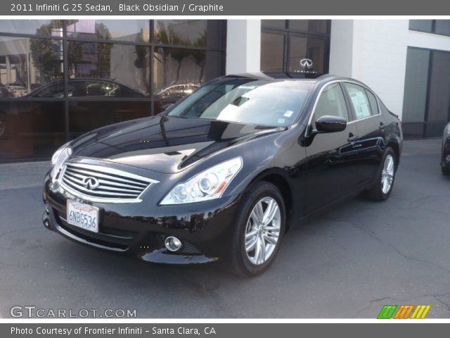 2011 Infiniti G 25 Sedan in Black Obsidian