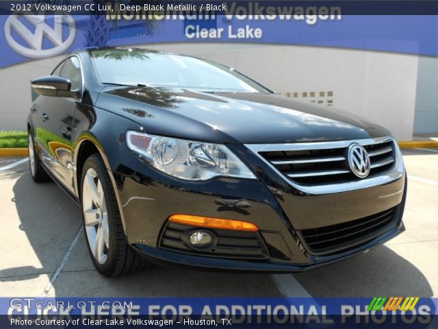 2012 Volkswagen CC Lux in Deep Black Metallic