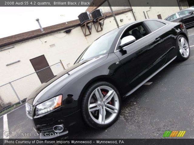 2008 Audi S5 4.2 quattro in Brilliant Black
