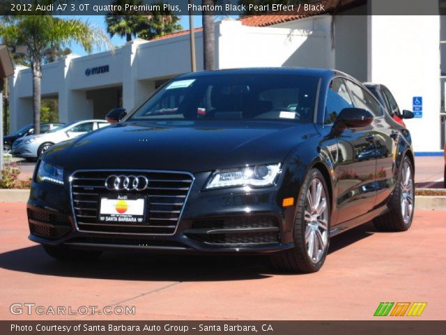 2012 Audi A7 3.0T quattro Premium Plus in Phantom Black Pearl Effect