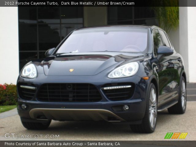 2012 Porsche Cayenne Turbo in Dark Blue Metallic