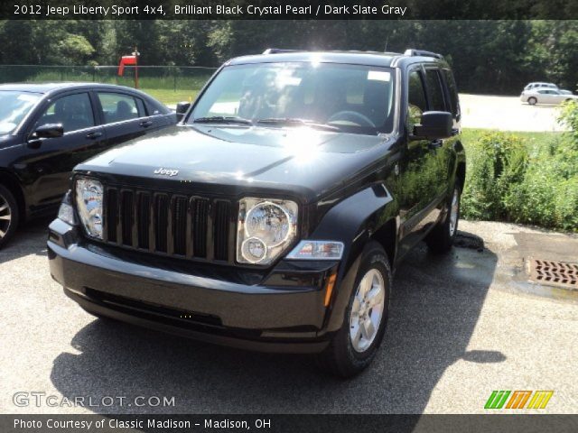 2012 Jeep Liberty Sport 4x4 in Brilliant Black Crystal Pearl