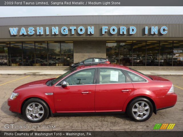 2009 Ford Taurus Limited in Sangria Red Metallic