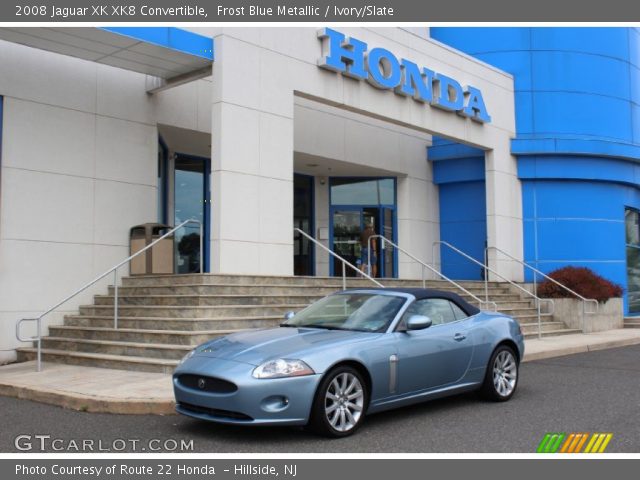 2008 Jaguar XK XK8 Convertible in Frost Blue Metallic