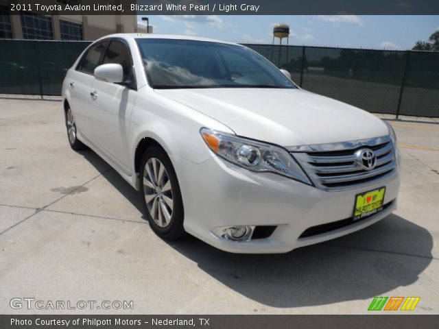 2011 Toyota Avalon Limited in Blizzard White Pearl