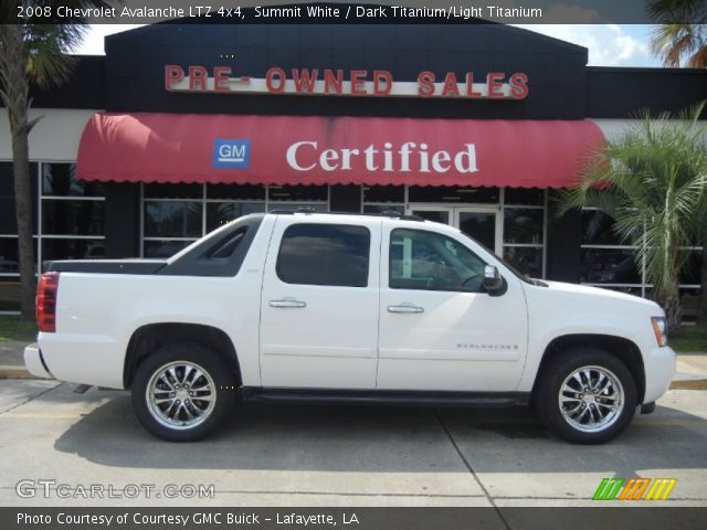 2008 Chevrolet Avalanche LTZ 4x4 in Summit White