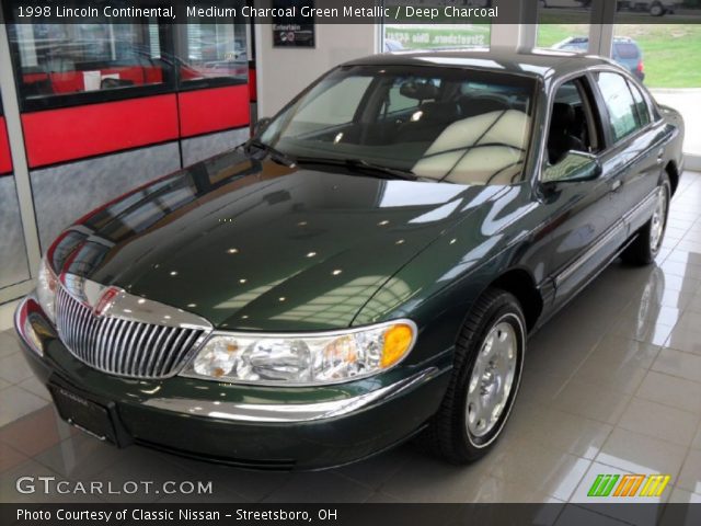 1998 Lincoln Continental  in Medium Charcoal Green Metallic