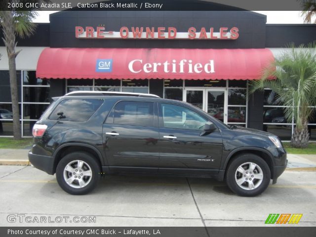 2008 GMC Acadia SLE in Carbon Black Metallic