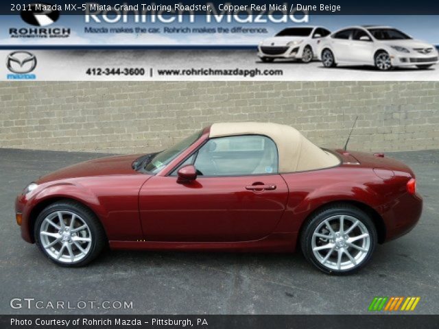 2011 Mazda MX-5 Miata Grand Touring Roadster in Copper Red Mica