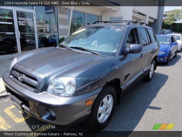 2004 Hyundai Santa Fe GLS 4WD in Steel Blue