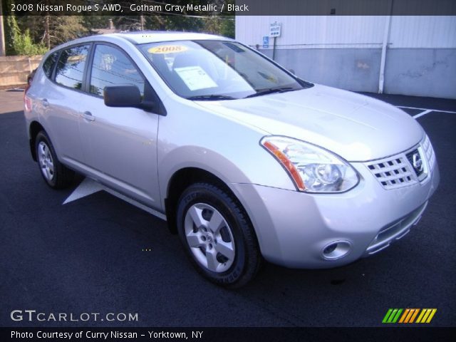 2008 Nissan Rogue S AWD in Gotham Gray Metallic