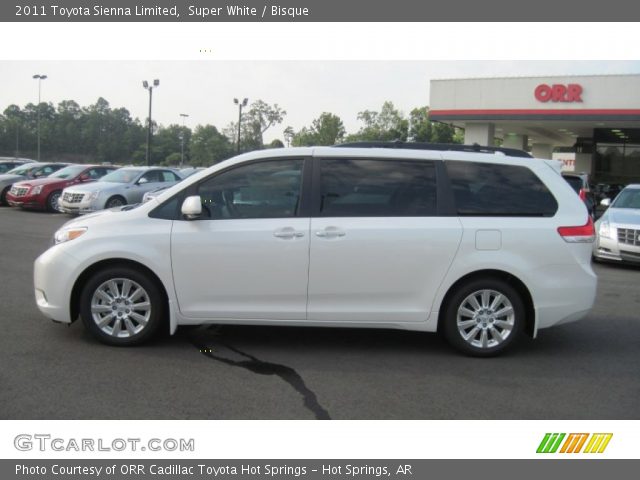 2011 Toyota Sienna Limited in Super White
