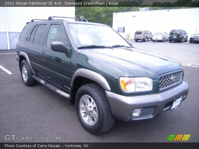 2001 Nissan Pathfinder SE 4x4 in Sherwood Green Pearl