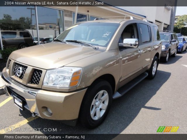 2004 Nissan Armada LE 4x4 in Sahara Gold Metallic