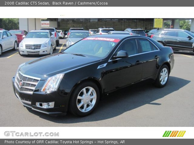 2008 Cadillac CTS Sedan in Black Raven