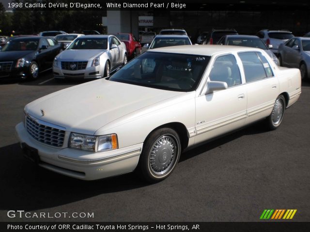 1998 Cadillac DeVille D'Elegance in White Diamond Pearl