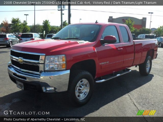 2008 Chevrolet Silverado 2500HD LTZ Extended Cab 4x4 in Victory Red