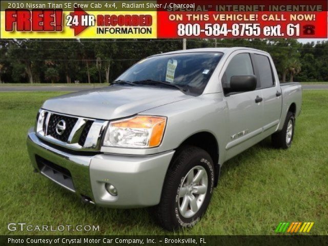 2010 Nissan Titan SE Crew Cab 4x4 in Radiant Silver