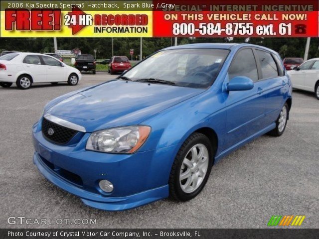 2006 Kia Spectra Spectra5 Hatchback in Spark Blue