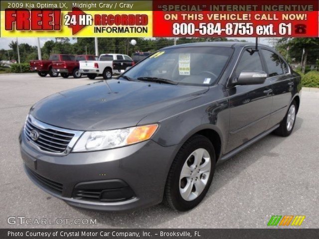 2009 Kia Optima LX in Midnight Gray