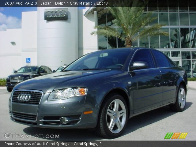 2007 Audi A4 2.0T Sedan in Dolphin Gray Metallic
