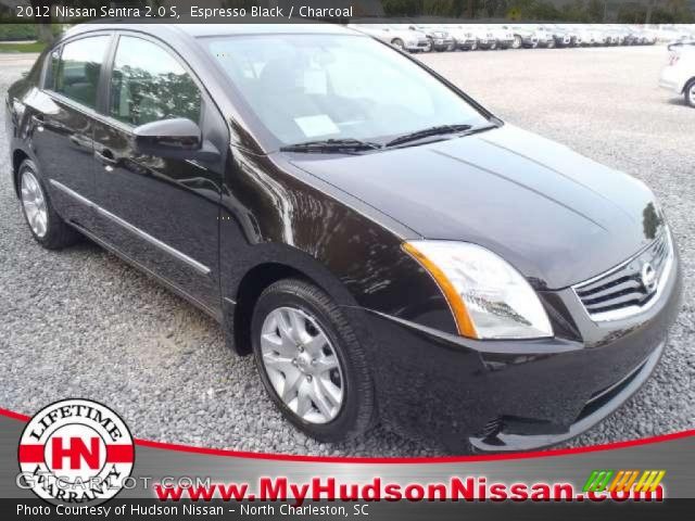 2012 Nissan Sentra 2.0 S in Espresso Black