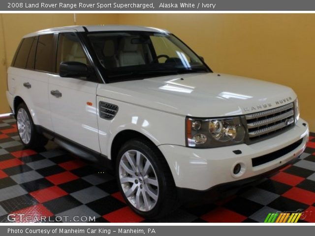 2008 Land Rover Range Rover Sport Supercharged in Alaska White