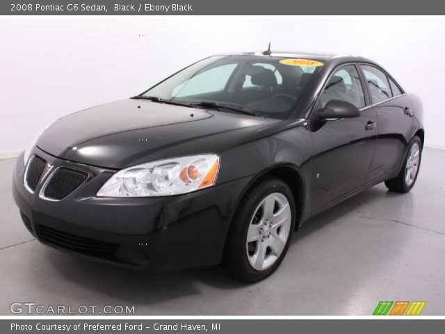 2008 Pontiac G6 Sedan in Black