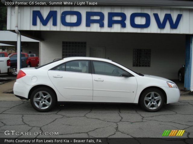 2009 Pontiac G6 Sedan in Summit White