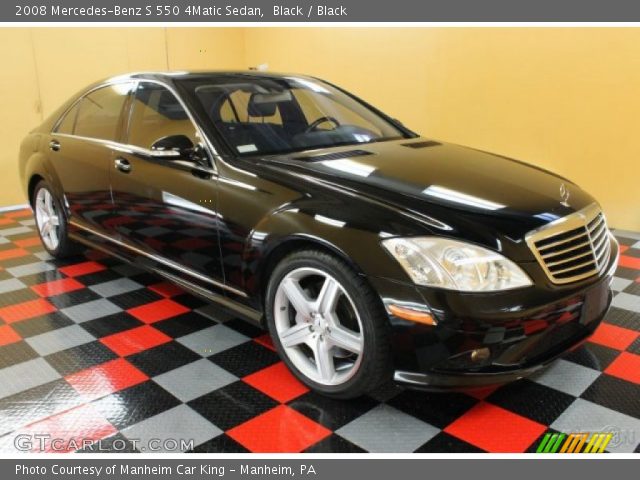 2008 Mercedes-Benz S 550 4Matic Sedan in Black
