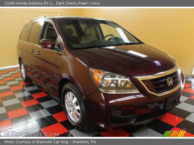2008 Honda Odyssey EX-L in Dark Cherry Pearl