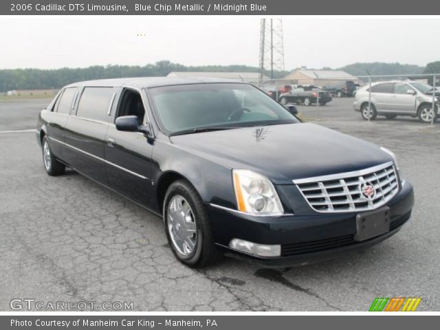 2006 Cadillac DTS Limousine in Blue Chip Metallic