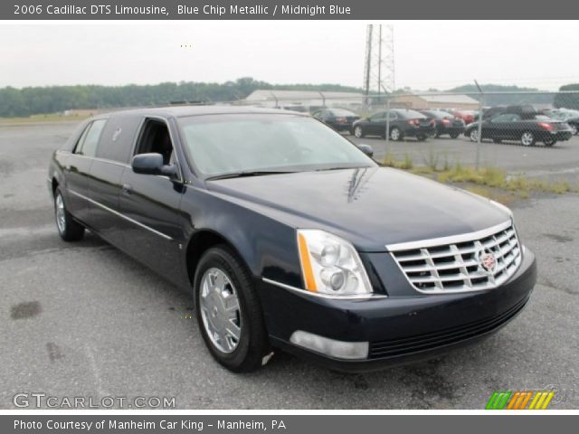 2006 Cadillac DTS Limousine in Blue Chip Metallic