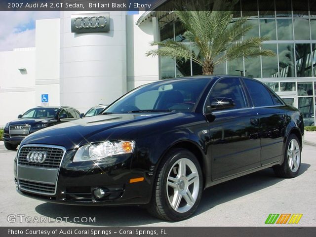 2007 Audi A4 2.0T Sedan in Brilliant Black