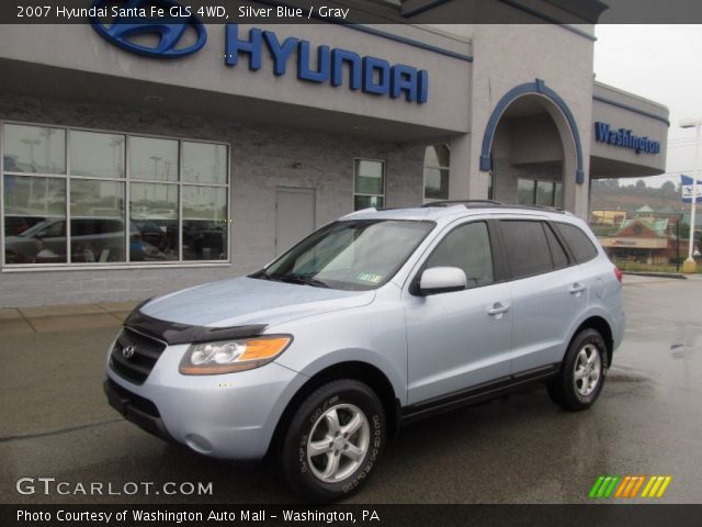 2007 Hyundai Santa Fe GLS 4WD in Silver Blue