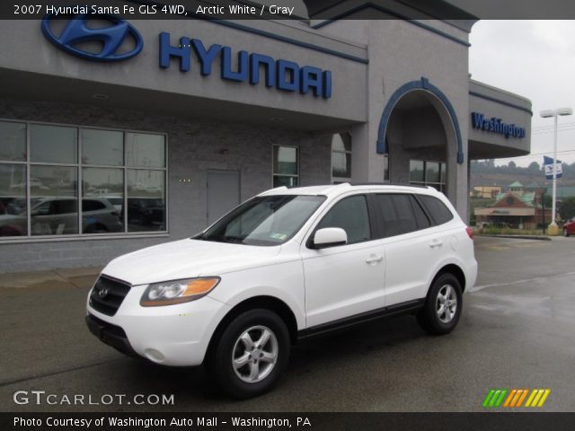 2007 Hyundai Santa Fe GLS 4WD in Arctic White