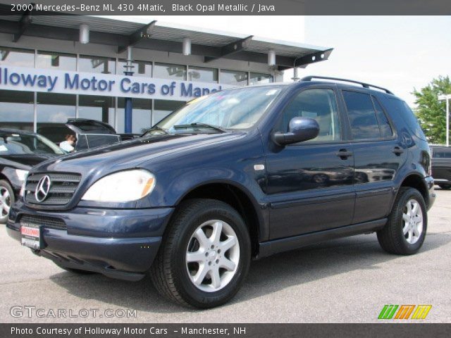 2000 Mercedes-Benz ML 430 4Matic in Black Opal Metallic