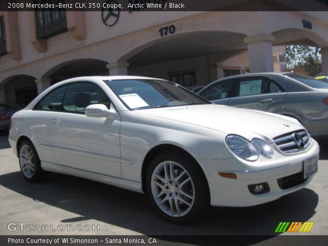 2008 Mercedes-Benz CLK 350 Coupe in Arctic White