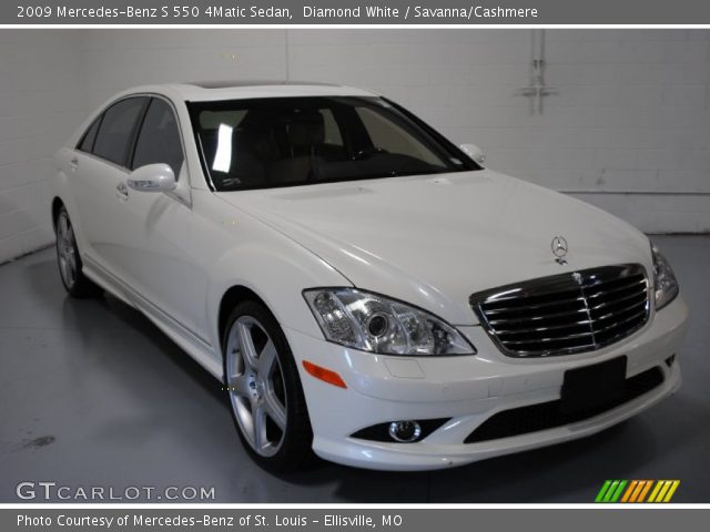 2009 Mercedes-Benz S 550 4Matic Sedan in Diamond White
