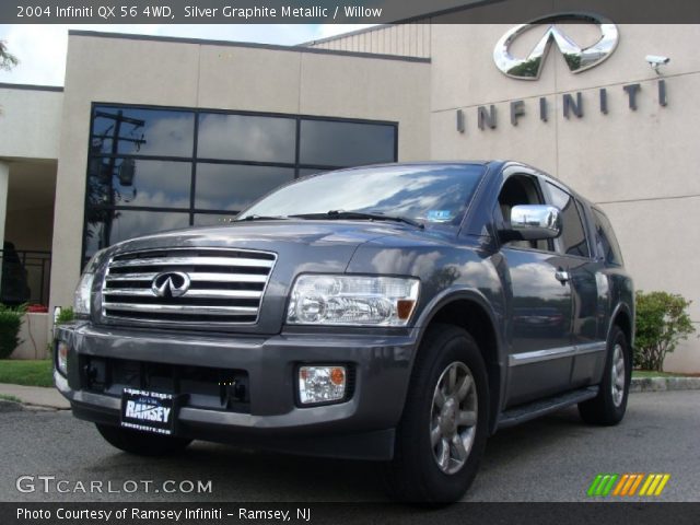2004 Infiniti QX 56 4WD in Silver Graphite Metallic