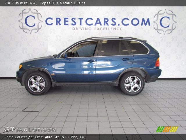 2002 BMW X5 4.4i in Topaz Blue Metallic